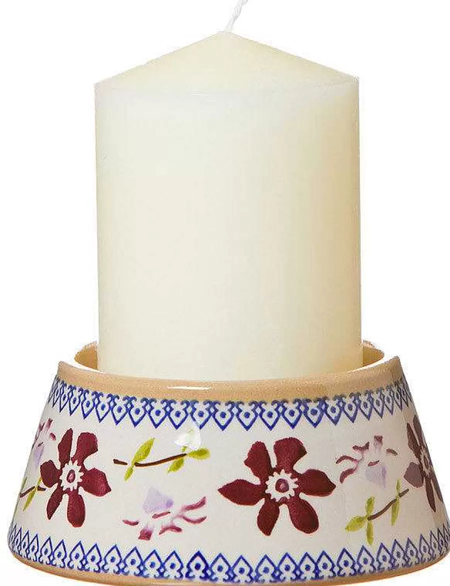 Wedding Gifts<Nicholas Mosse Reverse Candlestick And Candle Clematis