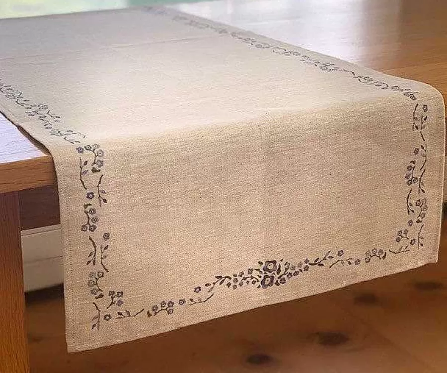 Forget Me Not<Nicholas Mosse Runner Forget Me Not Linen