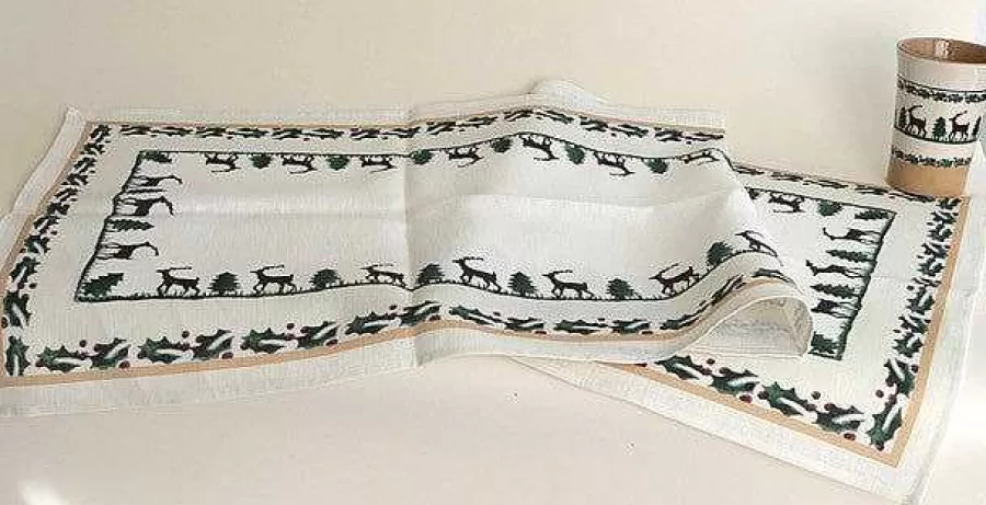 Reindeer<Nicholas Mosse Runner Reindeer Linen