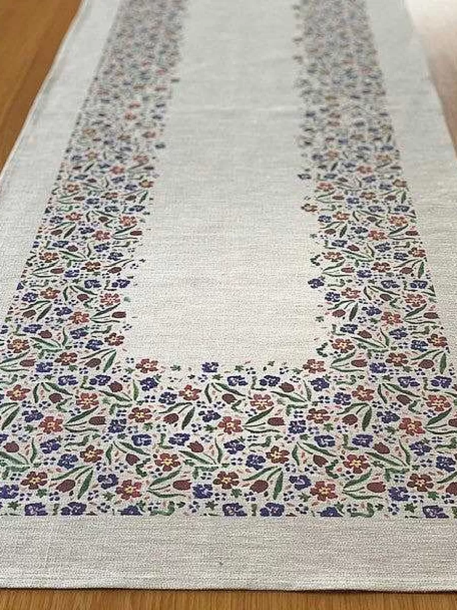 Wild Flower Meadow<Nicholas Mosse Runner Wild Flower Meadow Linen