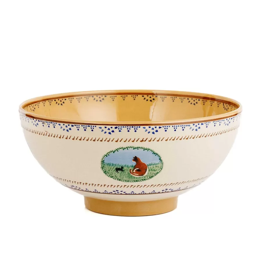 Landscapes<Nicholas Mosse Salad Bowl Assorted Animals