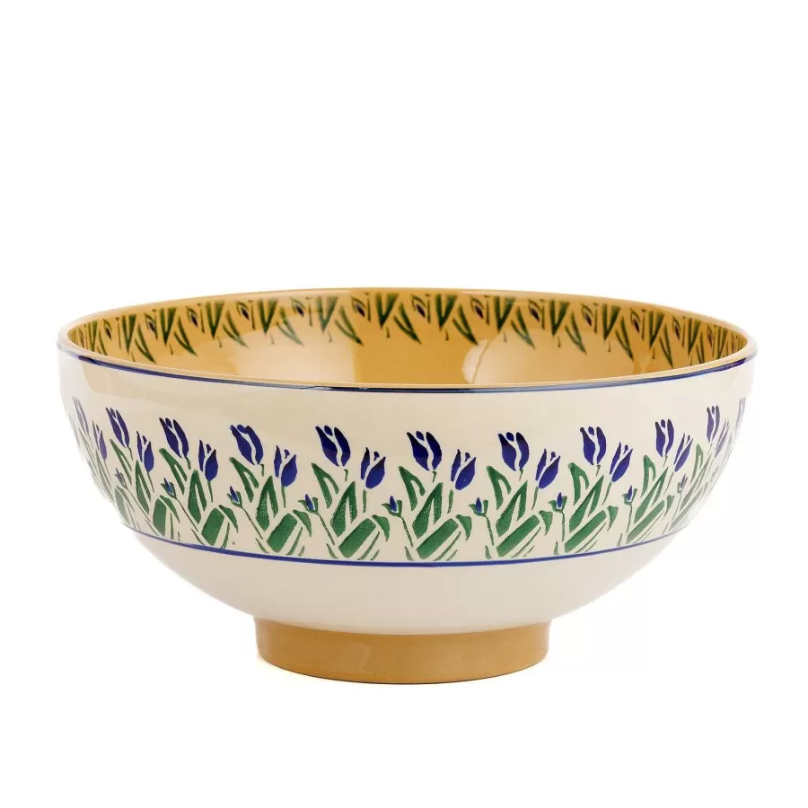Easter<Nicholas Mosse Salad Bowl Blue Blooms