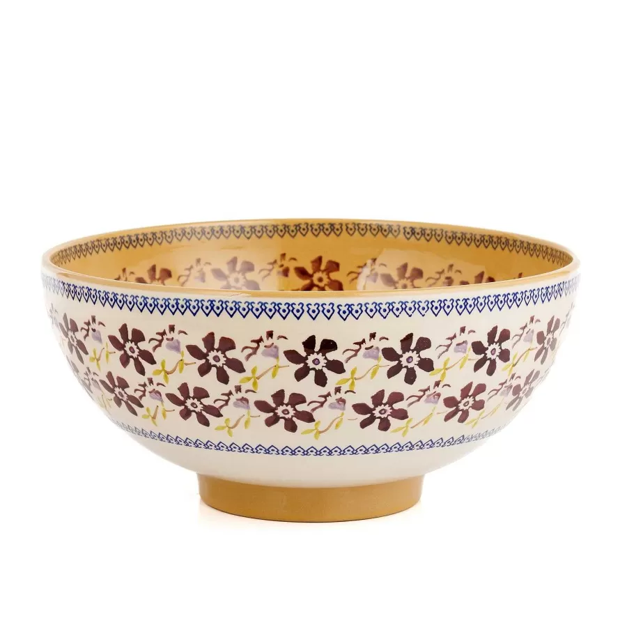 Bowls<Nicholas Mosse Salad Bowl Clematis