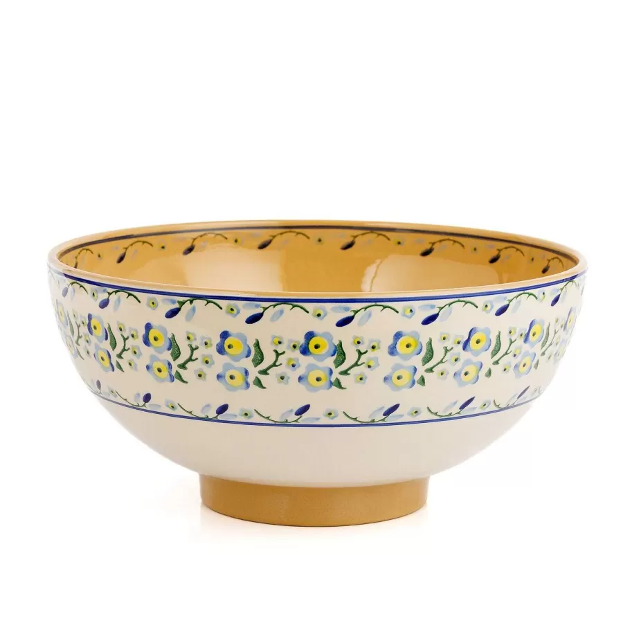 Bowls<Nicholas Mosse Salad Bowl Forget Me Not