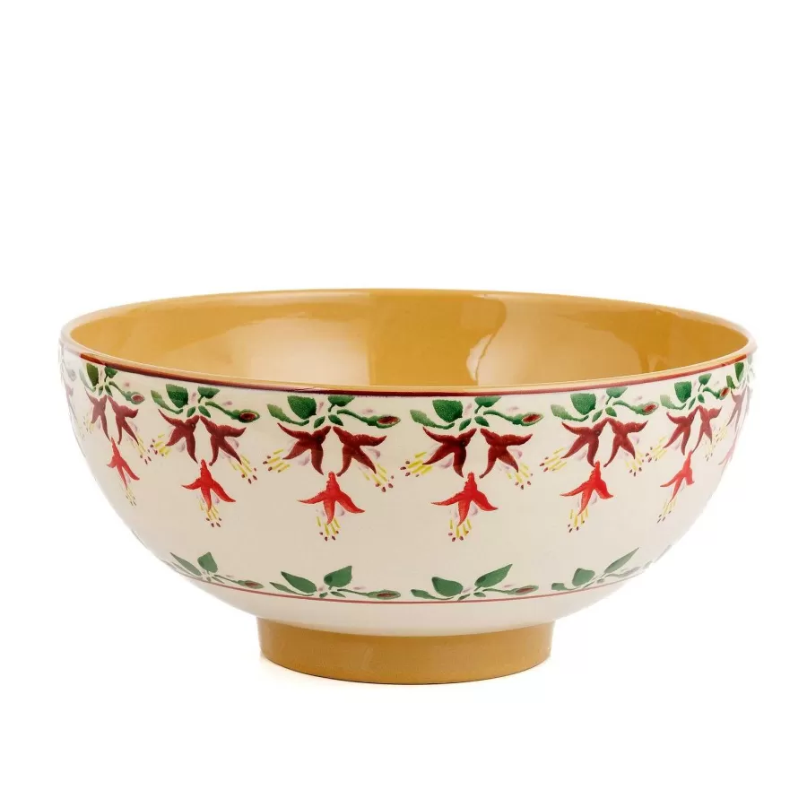 Bowls<Nicholas Mosse Salad Bowl Fuchsia