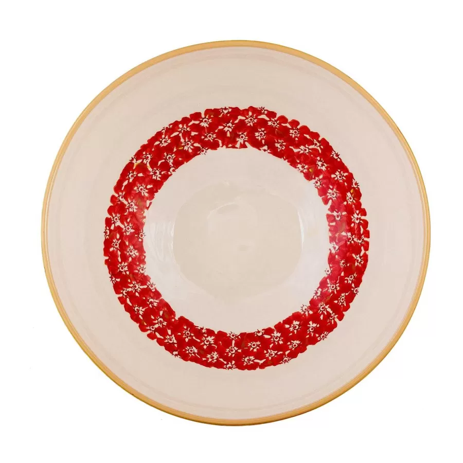 Mother'S Day<Nicholas Mosse Salad Bowl Red Lawn