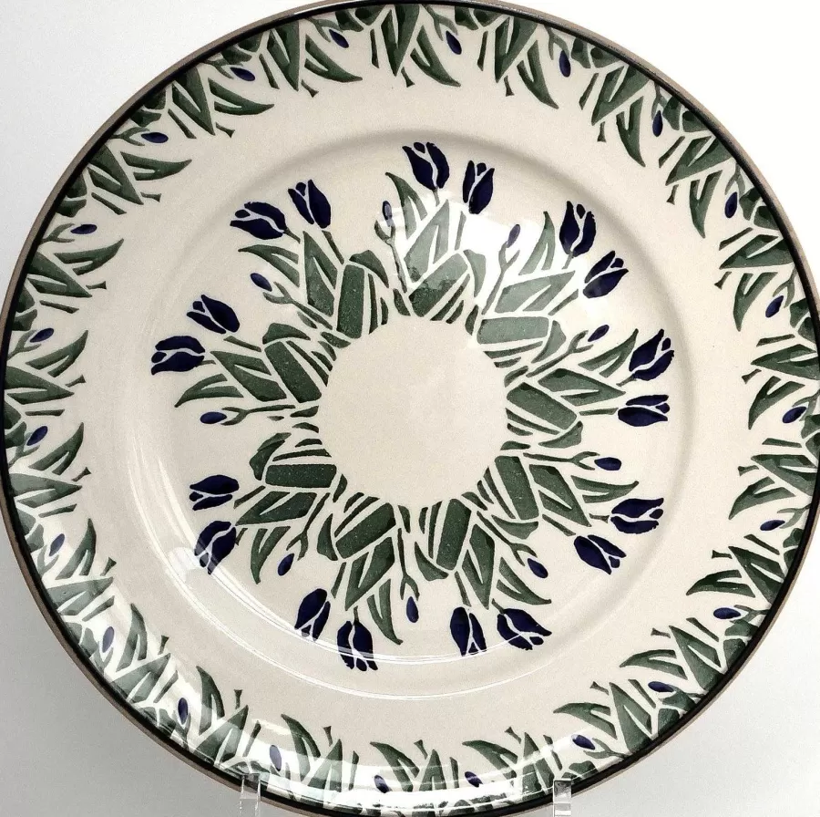Easter<Nicholas Mosse Serving Plate Blue Blooms