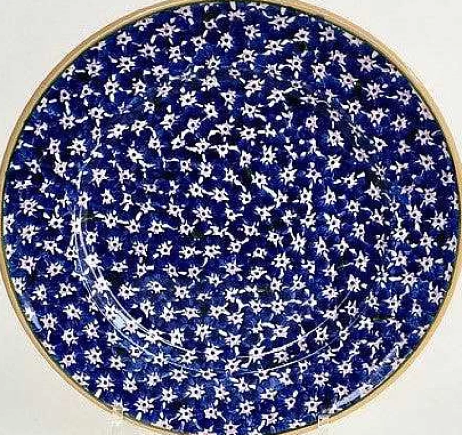 New In<Nicholas Mosse Serving Plate Dark Blue Lawn