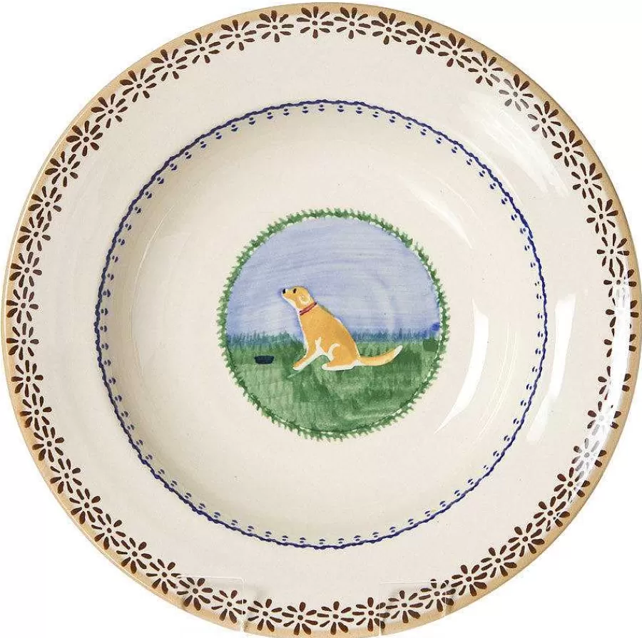 Landscapes<Nicholas Mosse Set Of Four Pasta Bowls Dog Pattern