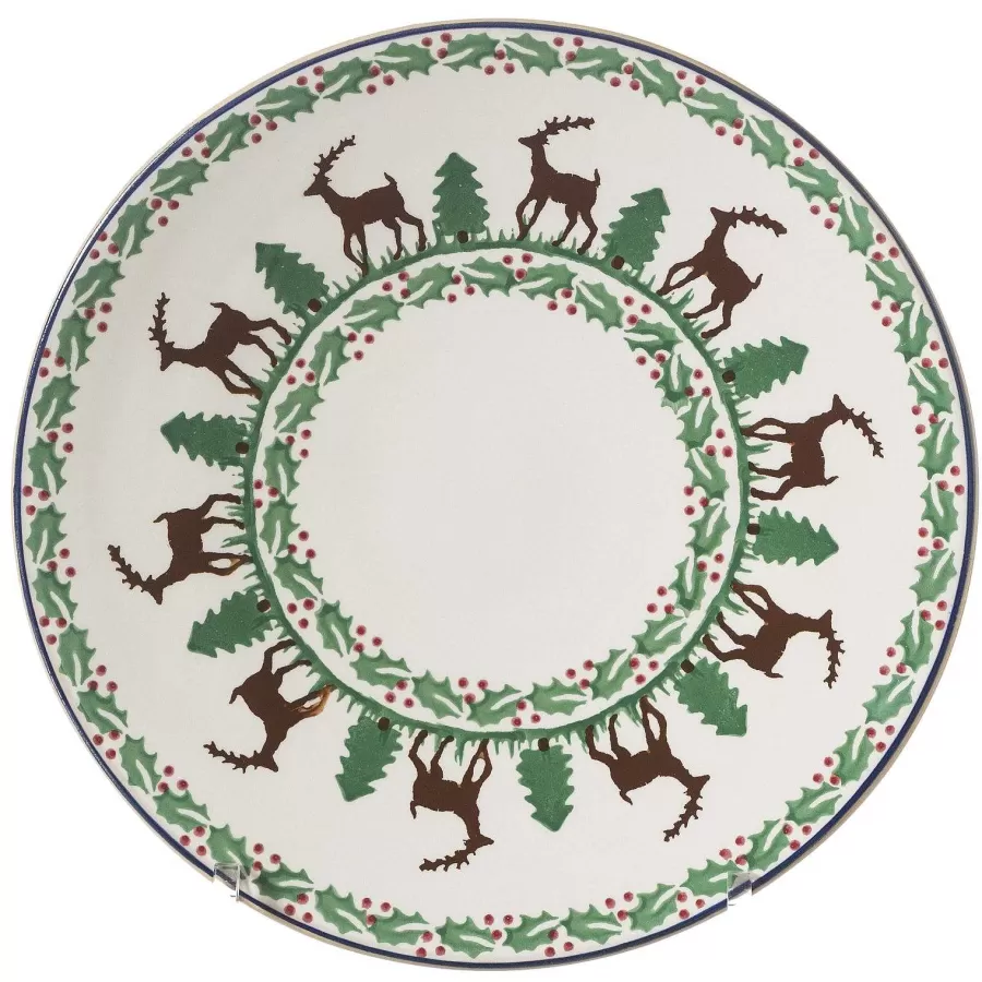Reindeer<Nicholas Mosse Set Reindeer Everyday Plate And Tall Mug