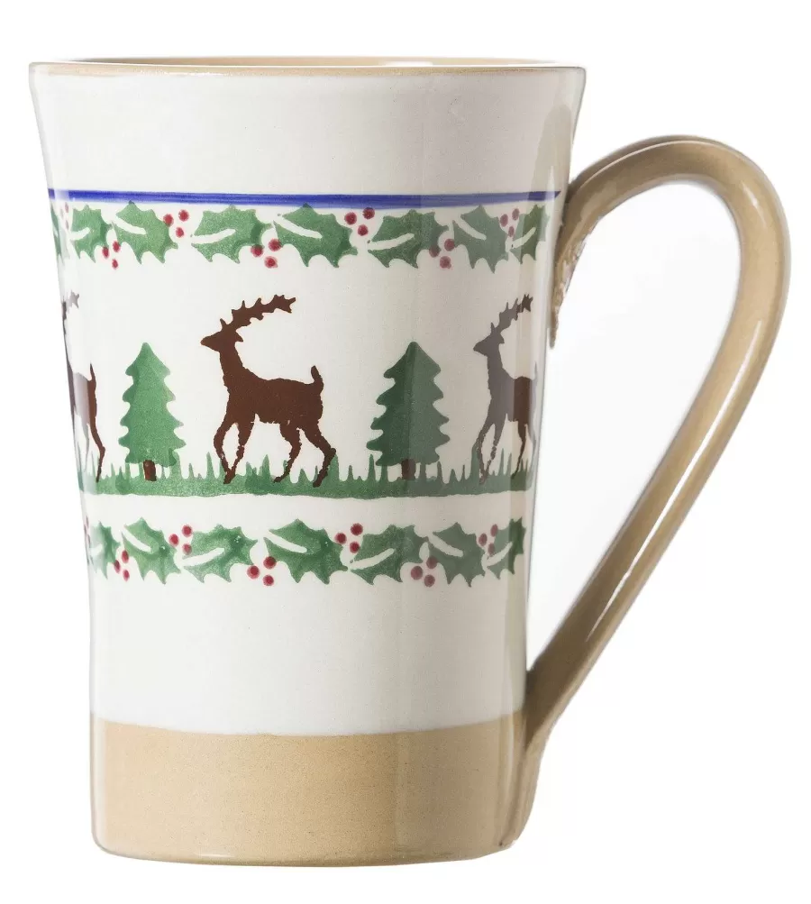 Reindeer<Nicholas Mosse Set Reindeer Everyday Plate And Tall Mug
