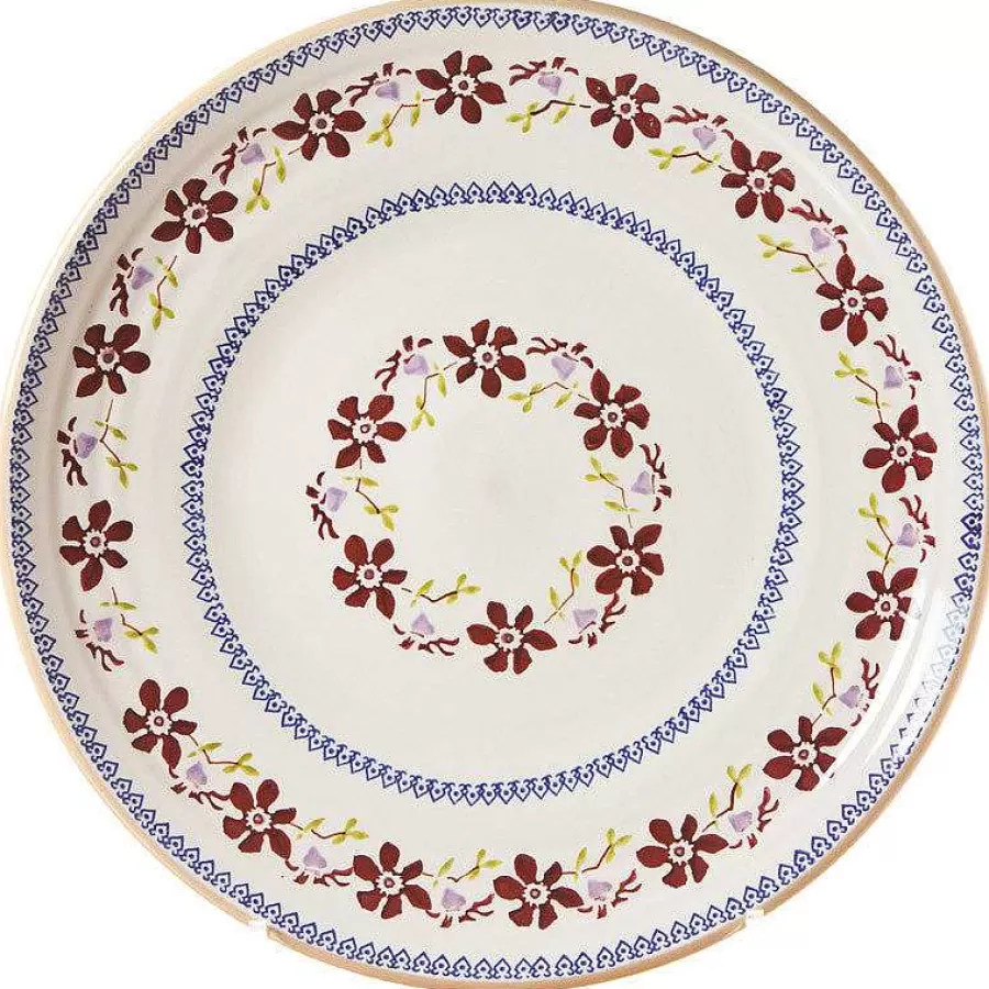 Serving<Nicholas Mosse Shallow Dish Clematis