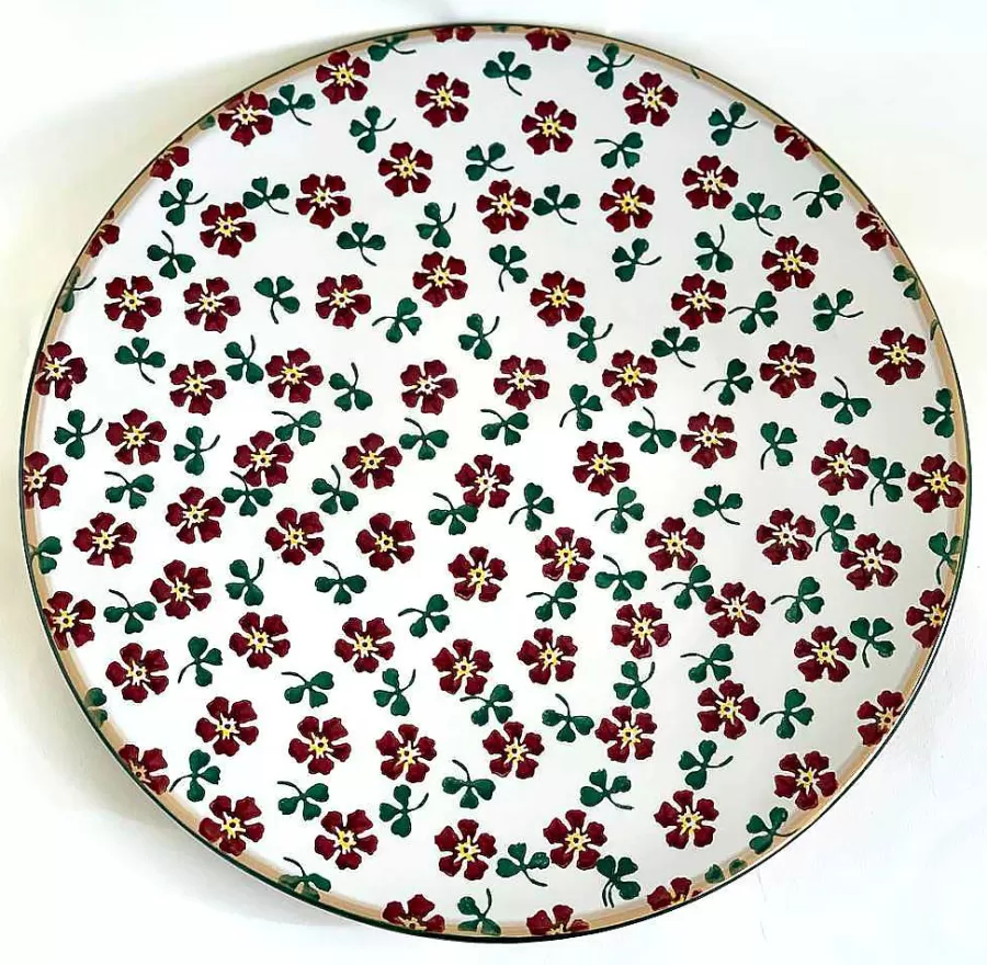 St Patrick'S Day<Nicholas Mosse Shallow Dish Irish Rose