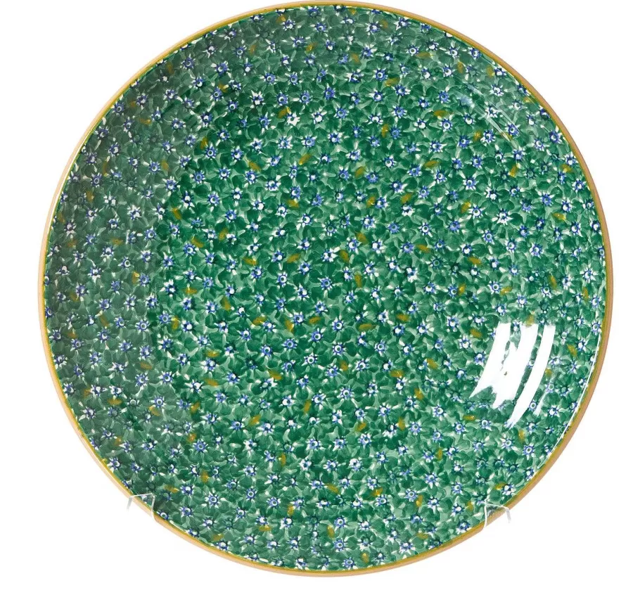 Serving<Nicholas Mosse Shallow Dish Lawn Green