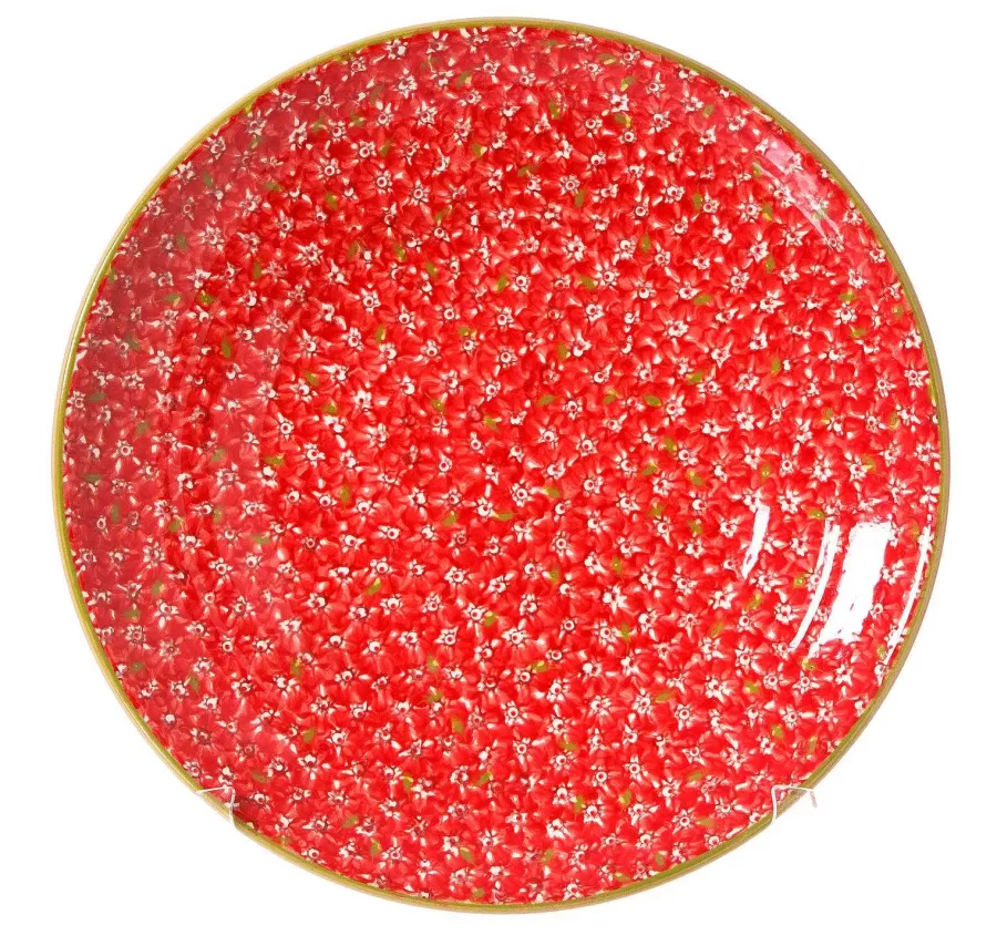 Wedding Gifts<Nicholas Mosse Shallow Dish Lawn Red