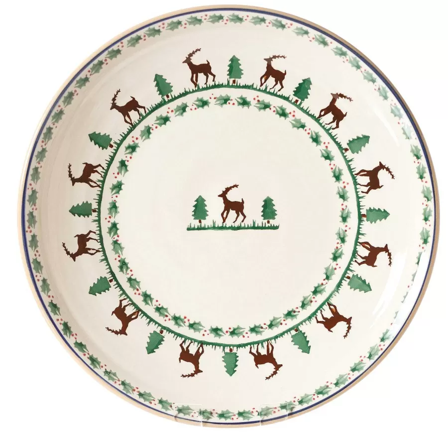 Reindeer<Nicholas Mosse Shallow Dish Reindeer