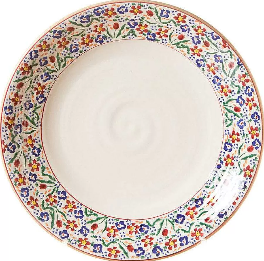 Serving<Nicholas Mosse Shallow Dish Wild Flower Meadow
