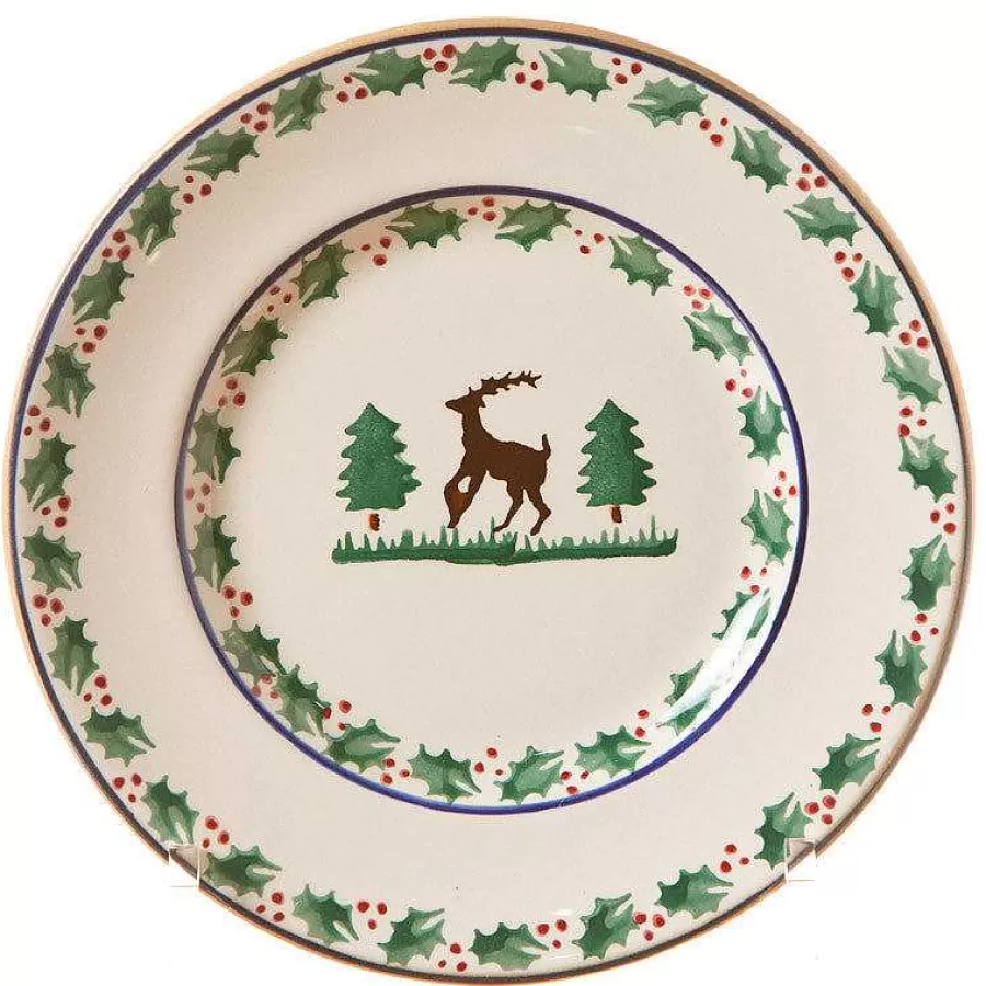 Reindeer<Nicholas Mosse Side Plate Reindeer