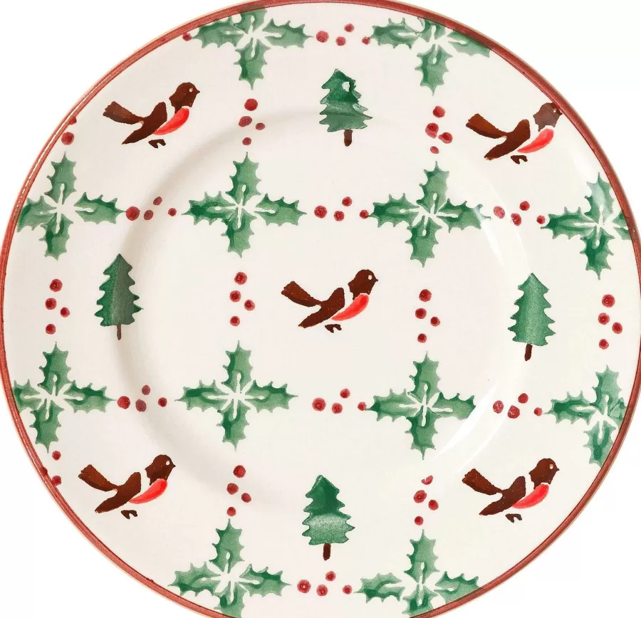 Winter Robin<Nicholas Mosse Side Plate Winter Robin