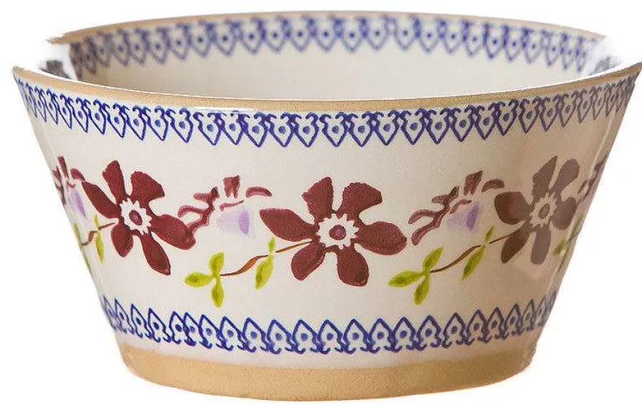 Bowls<Nicholas Mosse Small Angled Bowl Clematis