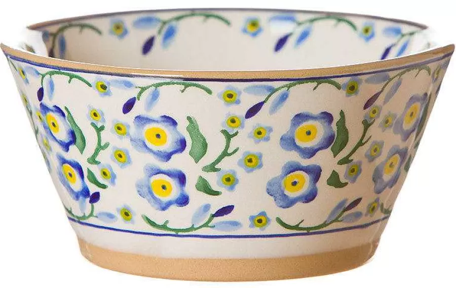 Bowls<Nicholas Mosse Small Angled Bowl Forget Me Not