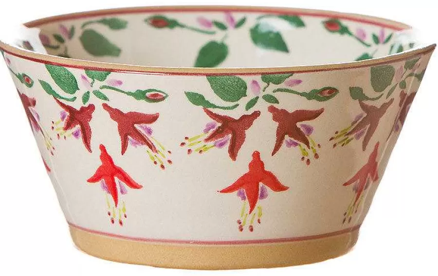 Bowls<Nicholas Mosse Small Angled Bowl Fuchsia