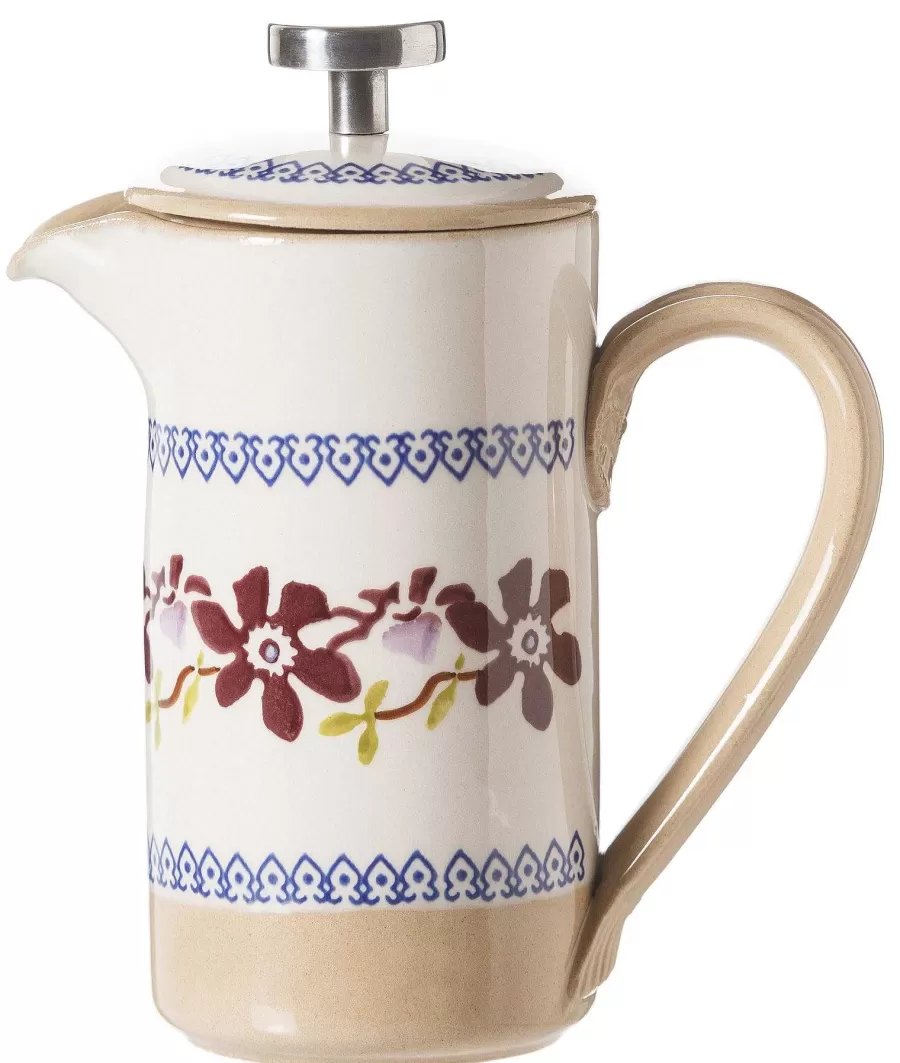 Serving<Nicholas Mosse Small Cafetiere Clematis