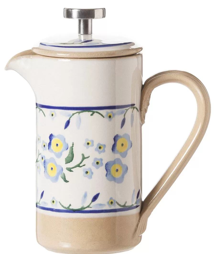 Serving<Nicholas Mosse Small Cafetiere Forget Me Not