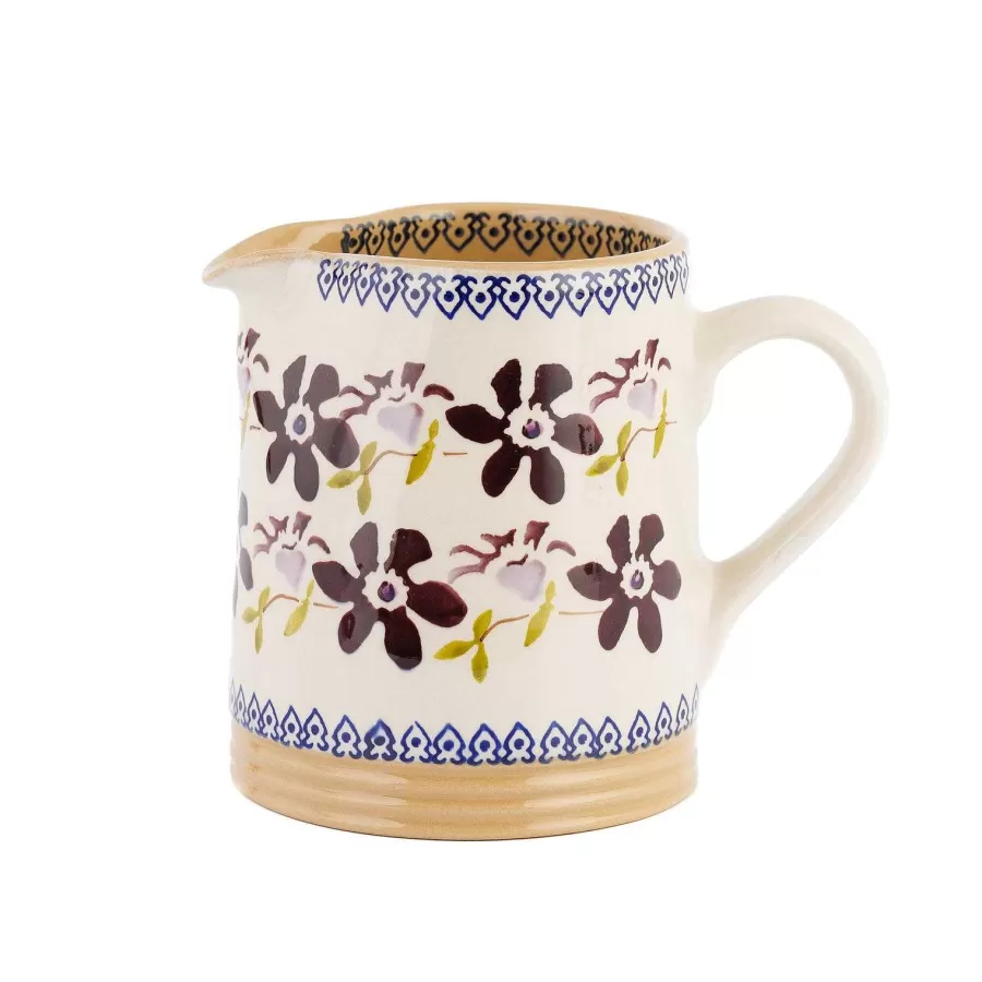 Jugs<Nicholas Mosse Small Cylinder Jug Clematis