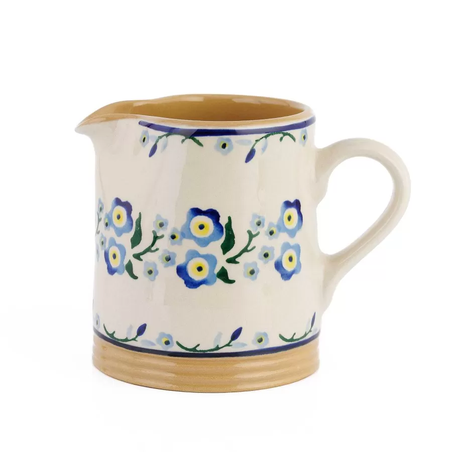 Jugs<Nicholas Mosse Small Cylinder Jug Forget Me Not