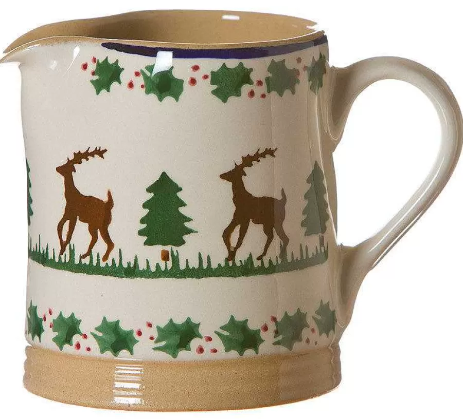 Reindeer<Nicholas Mosse Small Cylinder Jug Reindeer