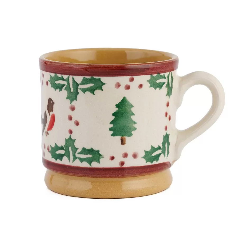 Winter Robin<Nicholas Mosse Small Mug Winter Robin