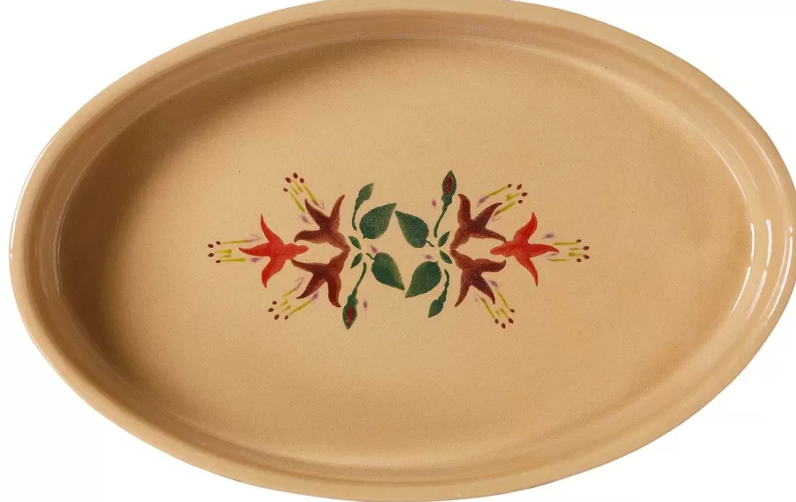 Fuchsia<Nicholas Mosse Small Oval Oven Dish Fuchsia