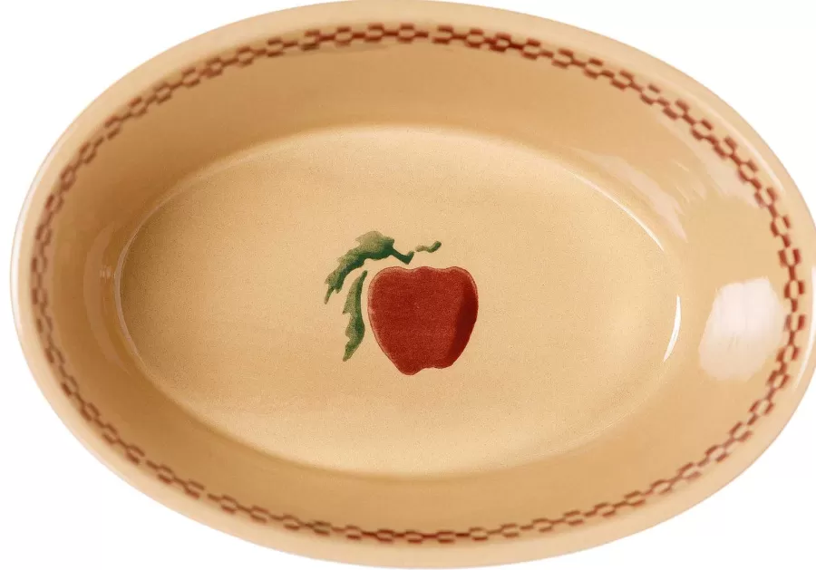 Apple<Nicholas Mosse Small Oval Pie Dish Apple