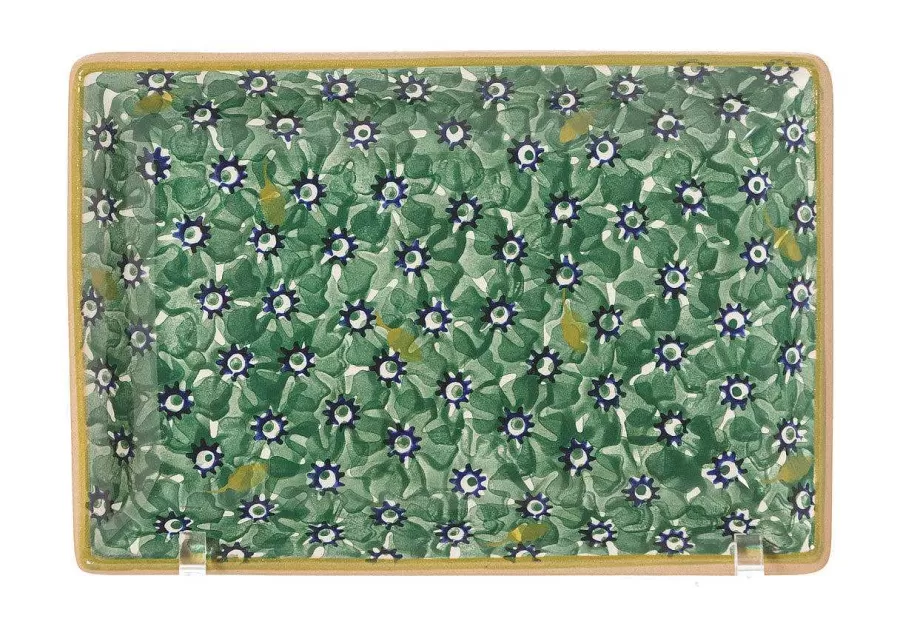 Lawn<Nicholas Mosse Small Rectangle Plate Lawn Green