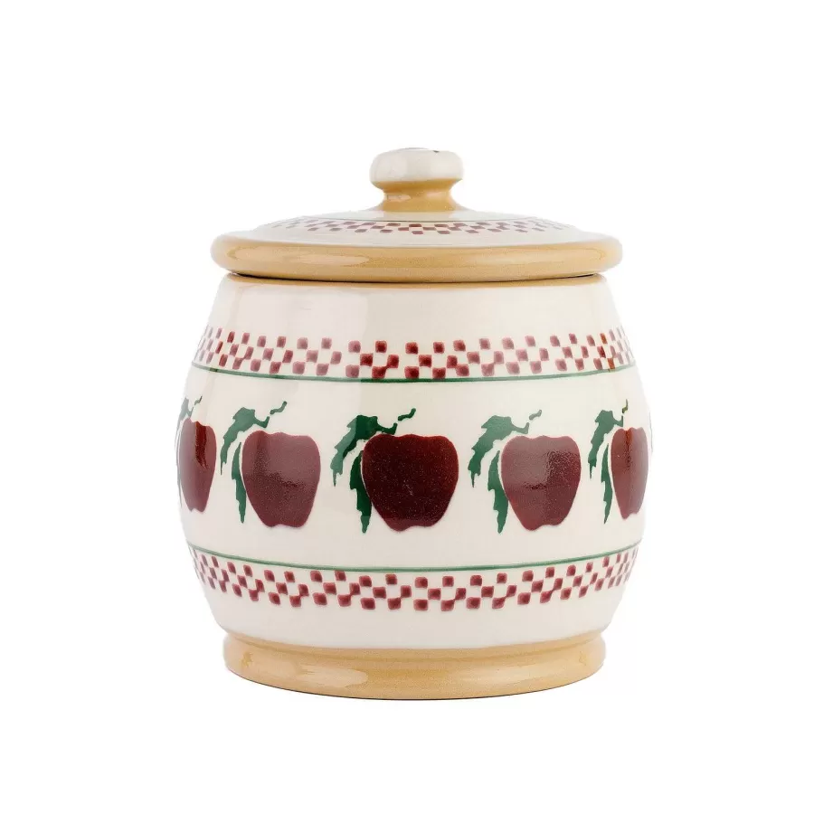 Bathroom Accessories<Nicholas Mosse Small Round Lidded Jar Apple