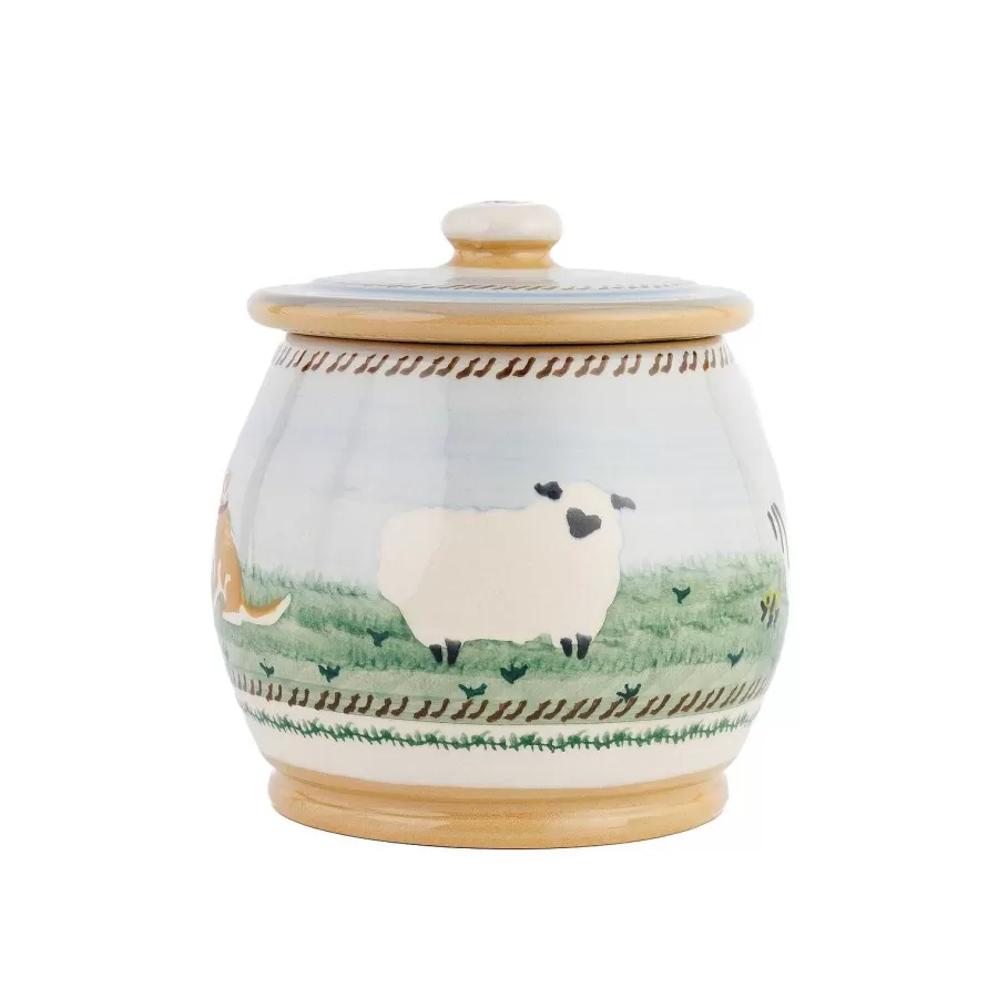 Storage Jars<Nicholas Mosse Small Round Lidded Jar Assorted Landscape