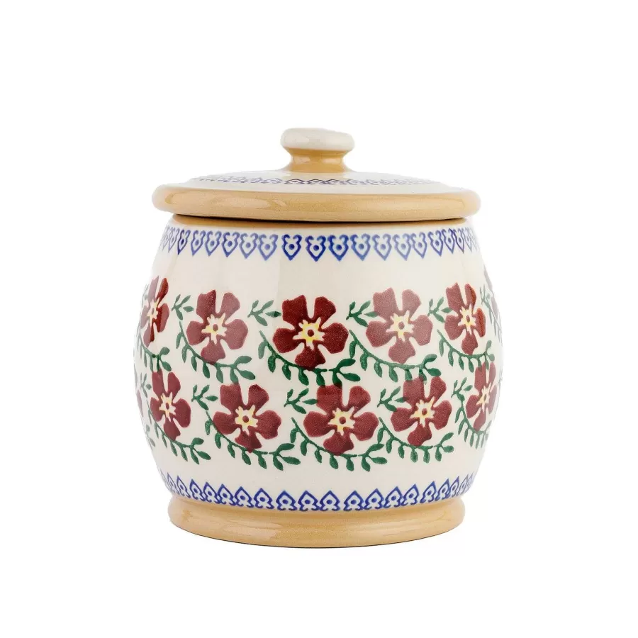 Bathroom Accessories<Nicholas Mosse Small Round Lidded Jar Old Rose