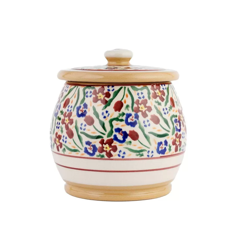 Bathroom Accessories<Nicholas Mosse Small Round Lidded Jar Wild Flower Meadow