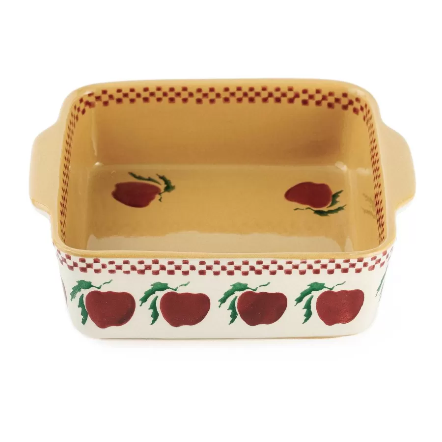New In<Nicholas Mosse Small Square Oven Dish Apple