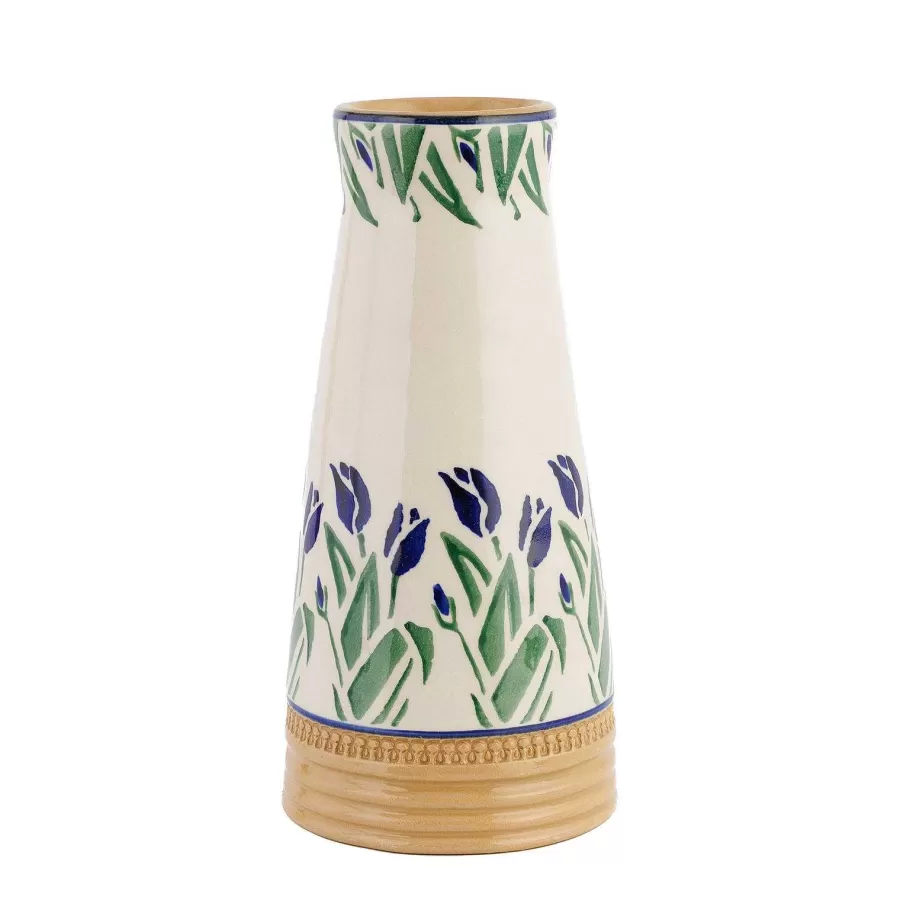 New In<Nicholas Mosse Small Tapered Vase Blue Blooms