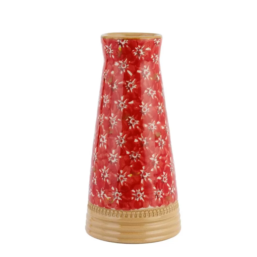 Lawn<Nicholas Mosse Small Tapered Vase Red Lawn