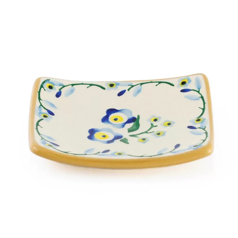 New In<Nicholas Mosse Soap Dish Forget Me Not