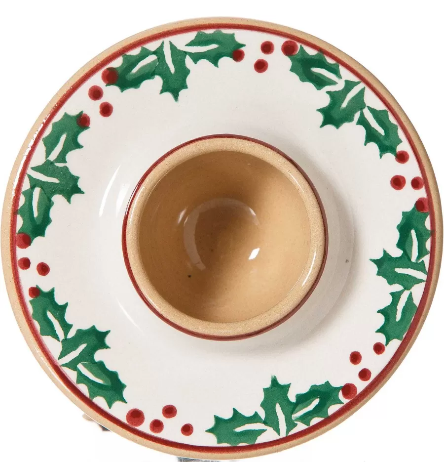 Serving Accessories<Nicholas Mosse Stackable Eggcup Winter Robin