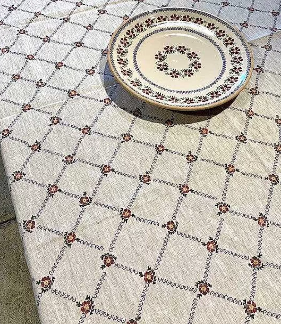 Old Rose<Nicholas Mosse Tablecloth Old Rose Linen 55 X 99