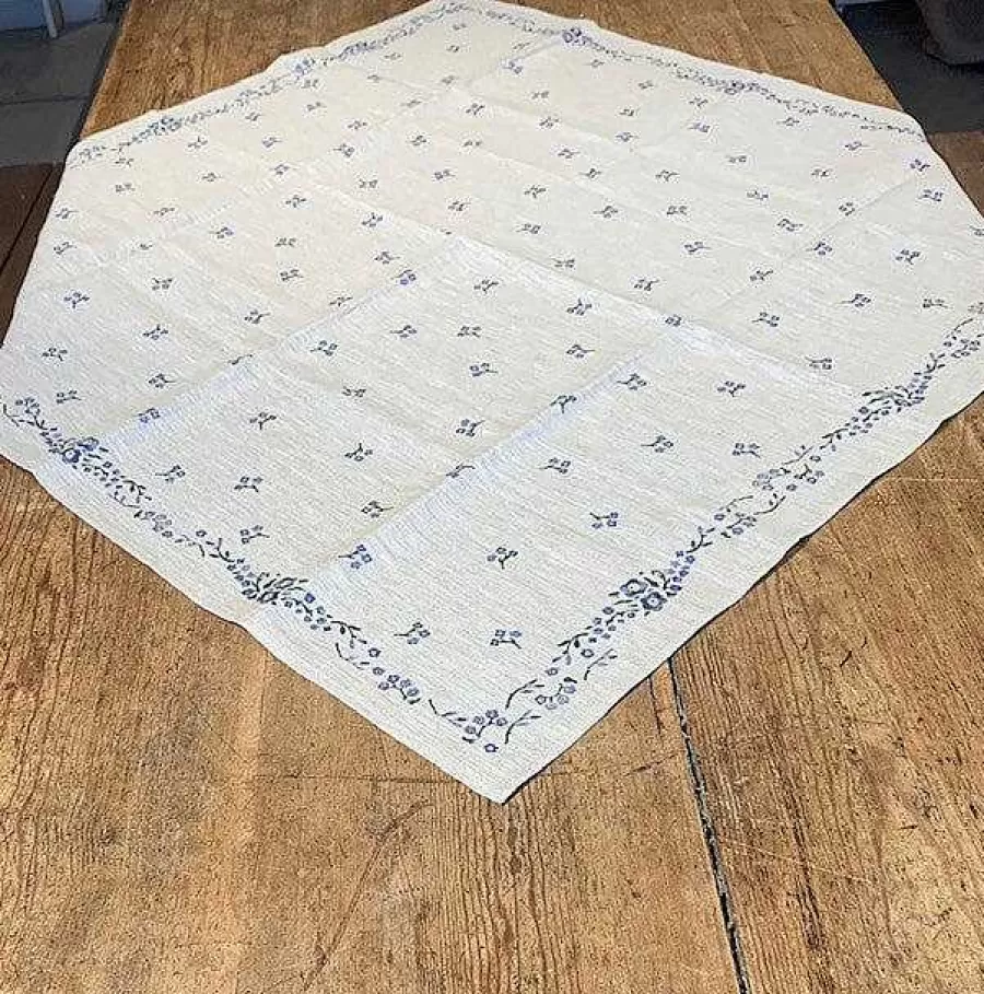 Forget Me Not<Nicholas Mosse Tablecloth Square Forget Me Not 40"
