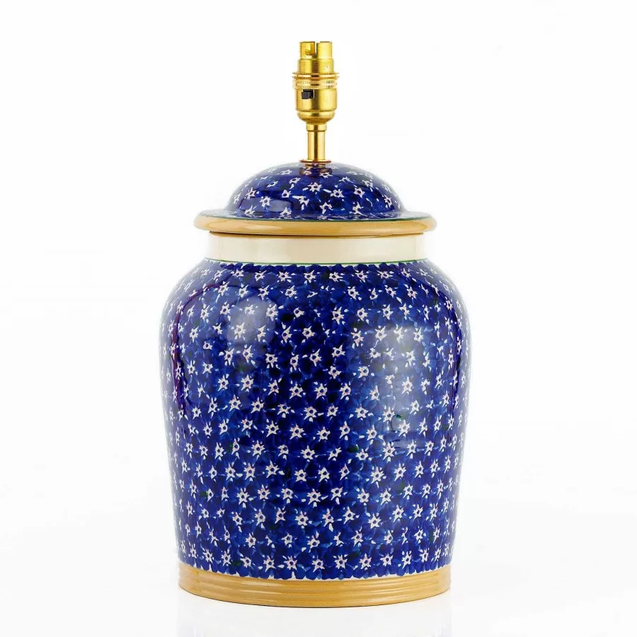 New In<Nicholas Mosse Tall Lamp Dark Blue