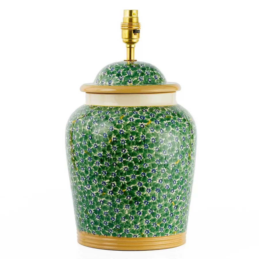New In<Nicholas Mosse Tall Lamp Green Lawn