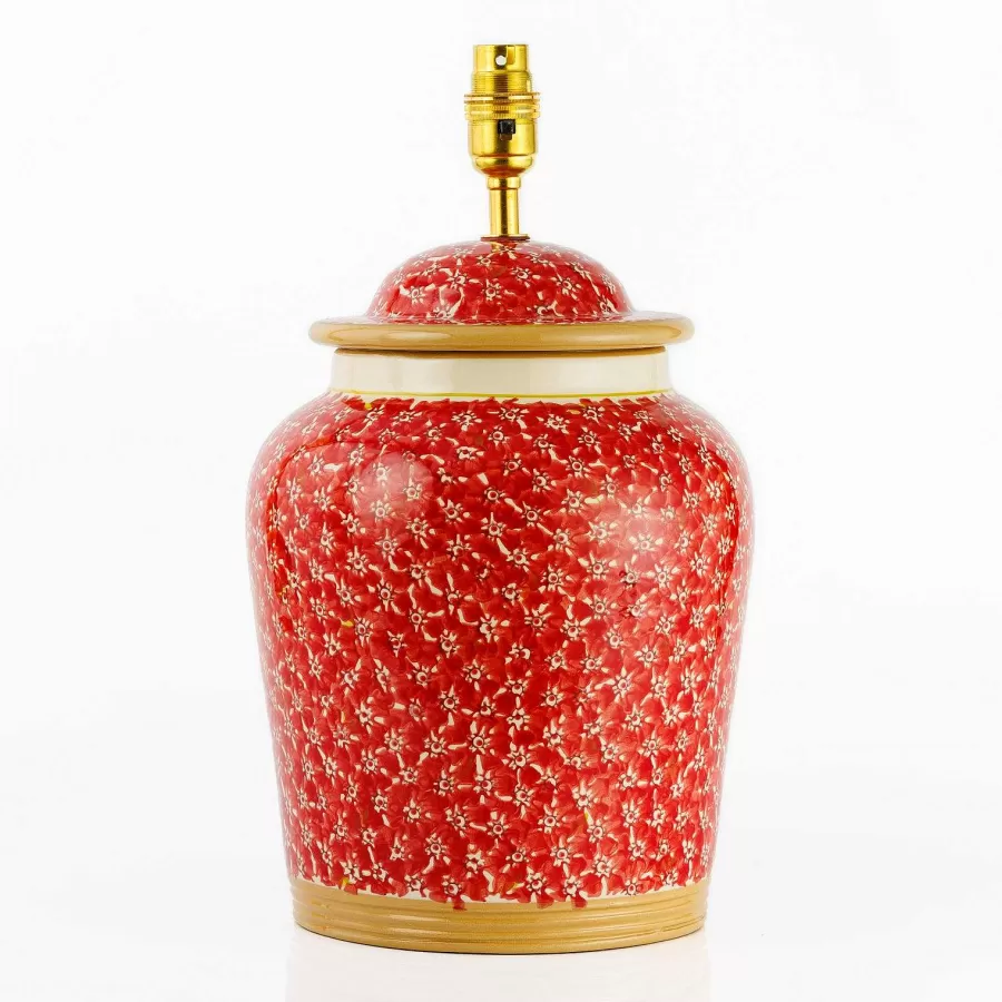 New In<Nicholas Mosse Tall Lamp Red Lawn