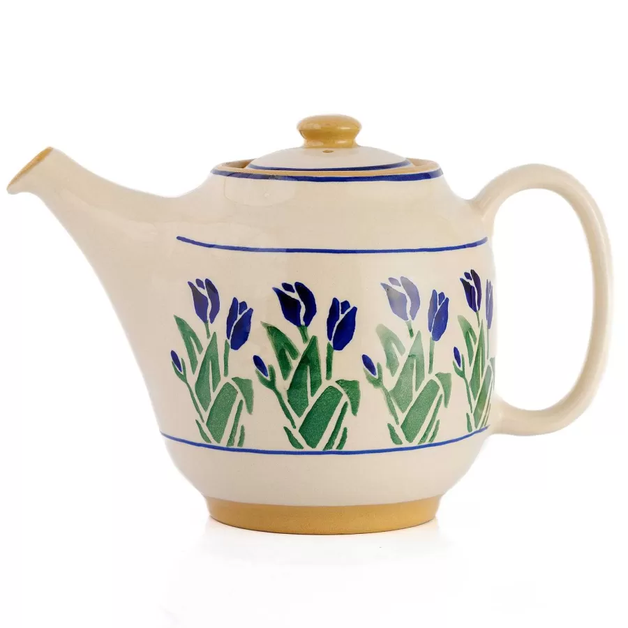 Serving<Nicholas Mosse Teapot Blue Blooms